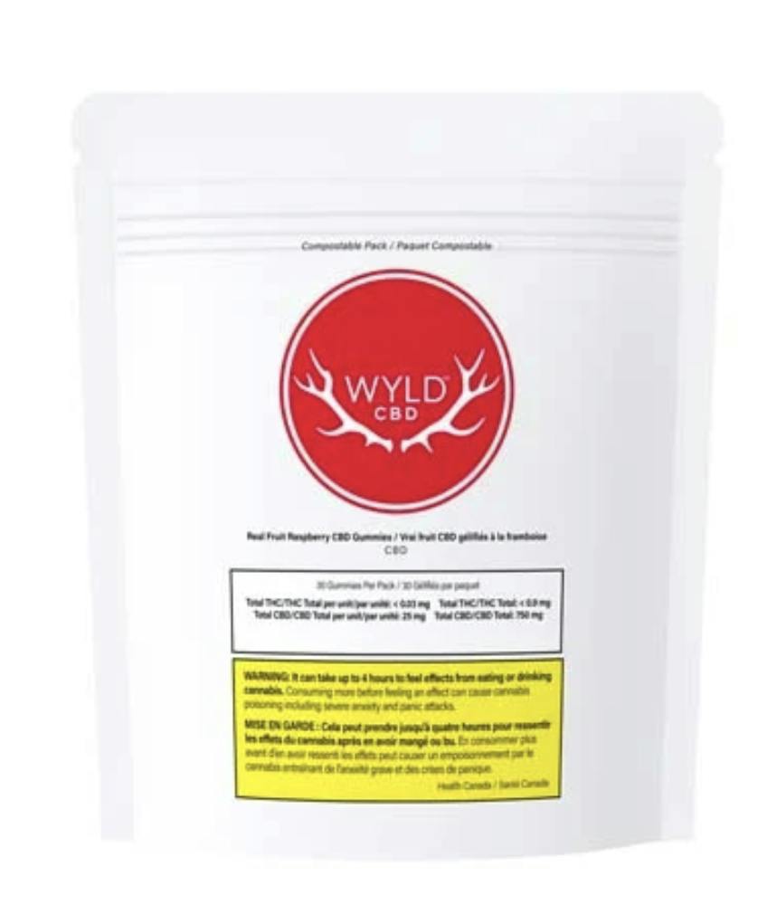 Raspberry CBD Gummies 30 x 25mg