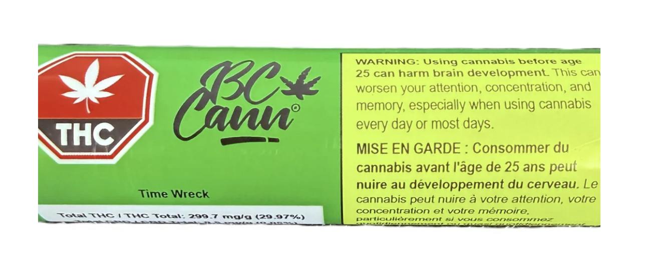 Time Wreck Pre-Rolls 5 x 0.5g