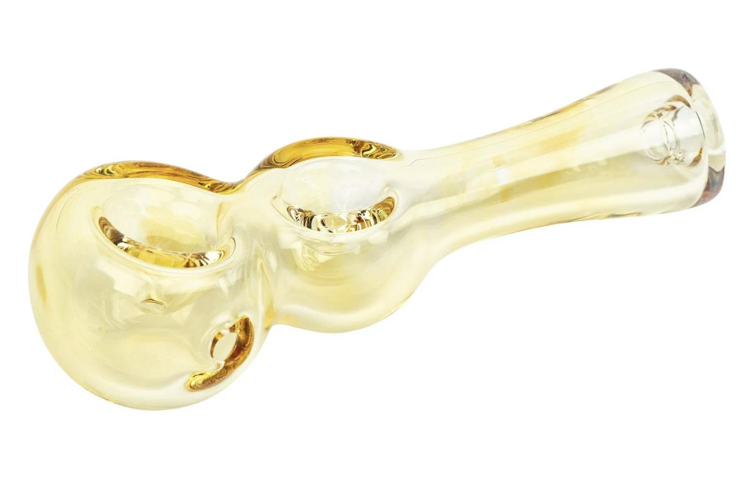 Red Eye Glass: 4.5" Twice Baked Hand Pipe