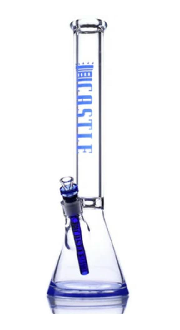 Castle Glassworks: 18" 9mm Beaker Bong