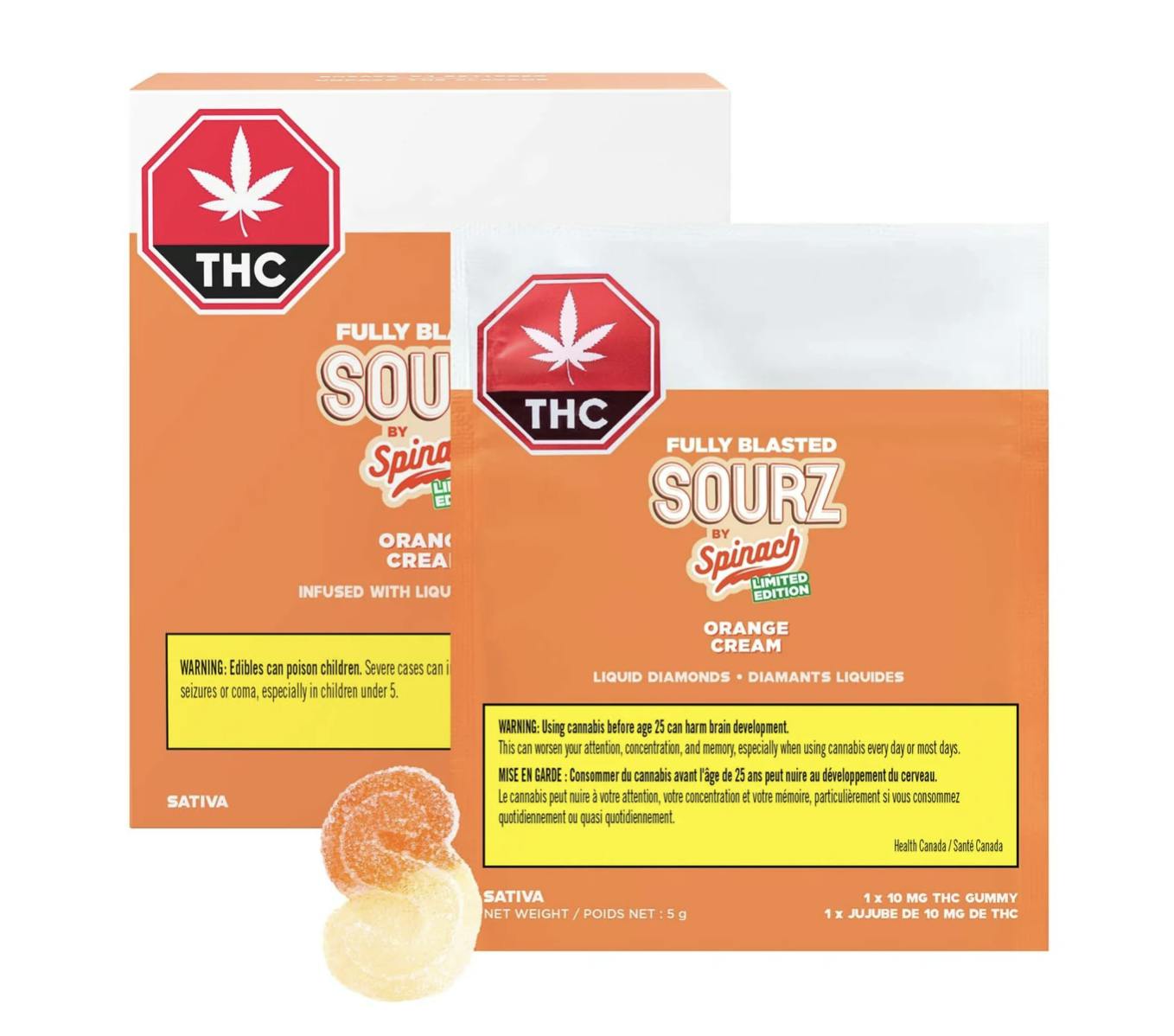 Orange Cream Gummies 10 Pack