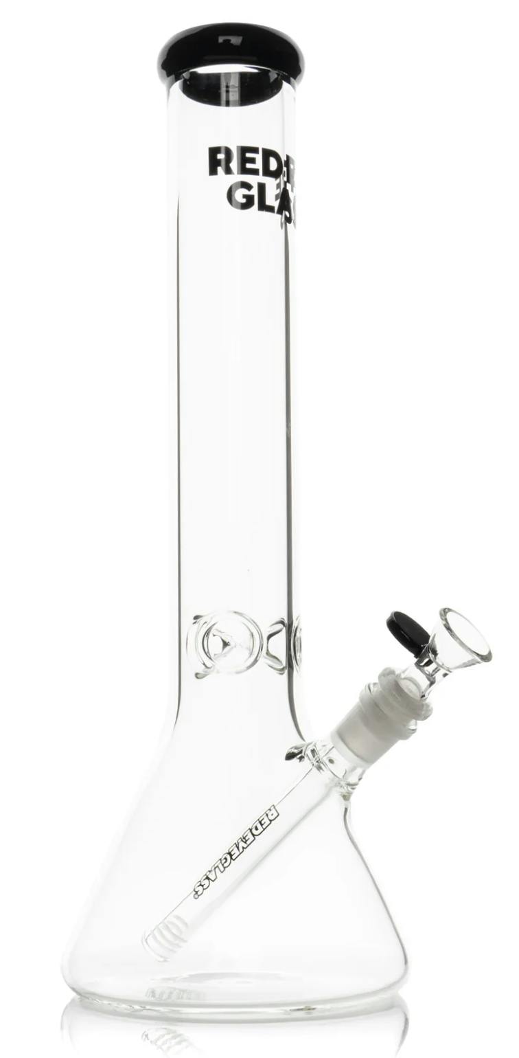 Red Eye Glass: 15" Beaker Base Water Pipe (Assorted Colour)