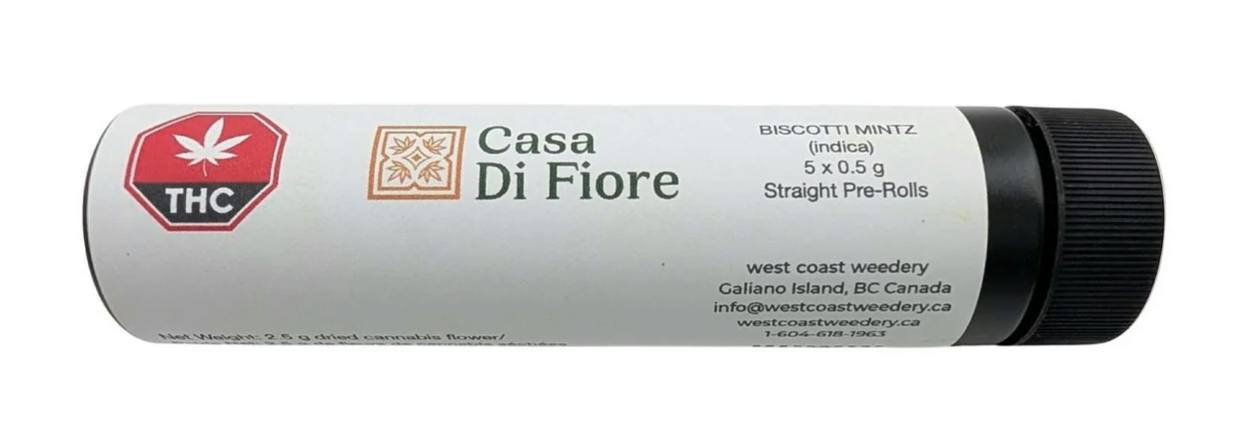 Biscotti Mintz Pre-Rolls 5 x 0.5g