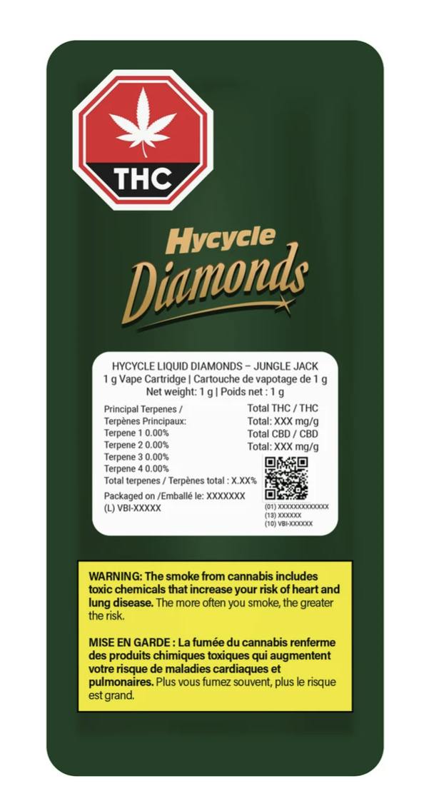 Jungle Jack Diamond Vape 1g