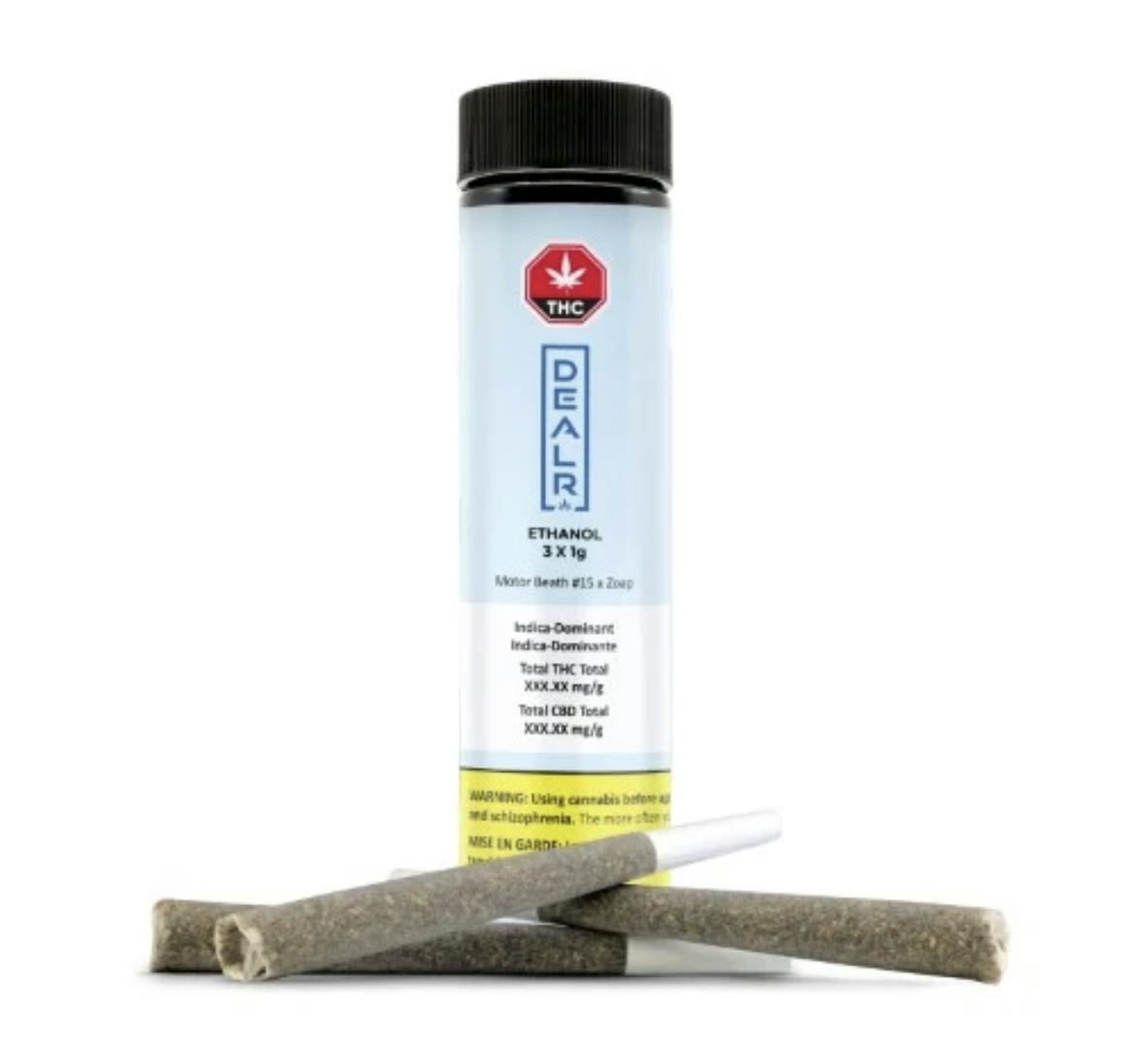 Ethanol Pre-Rolls 3 x 1g