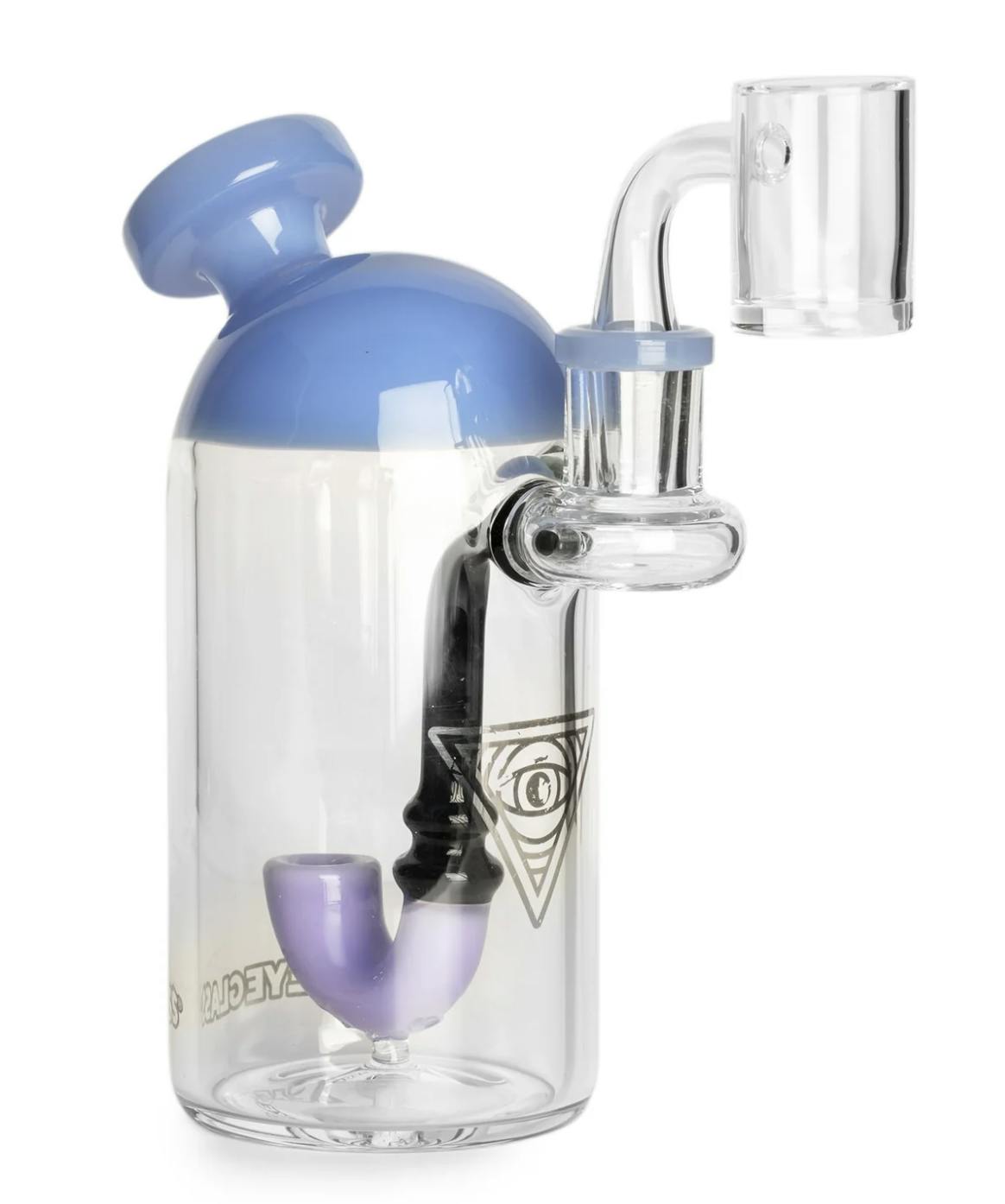 Red Eye Glass: 6" 'Pipe in a Bottle' Concentrate Rig