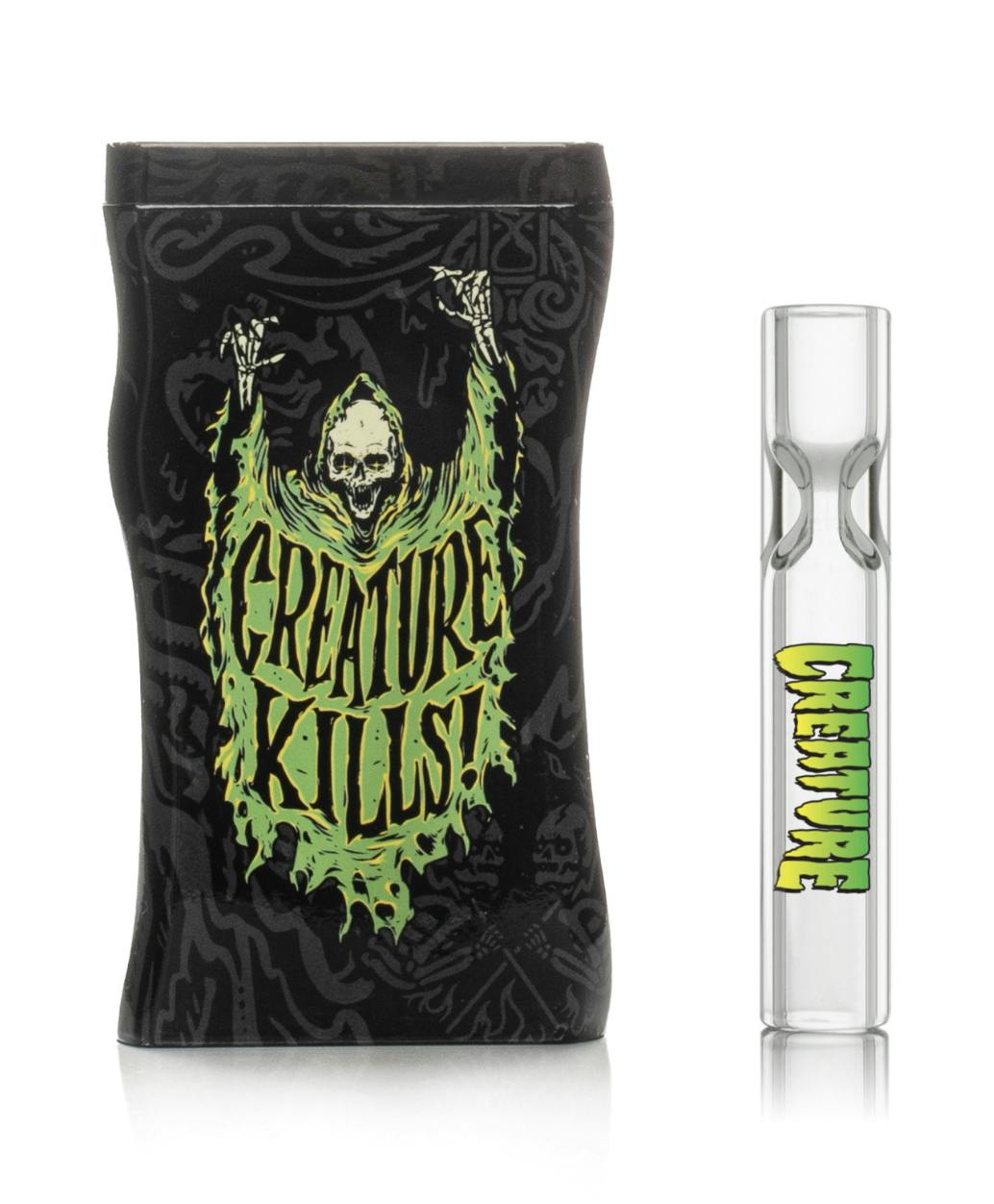 Creature: 3.8" Reaper Kills Dugout W/Borosilicate Taster