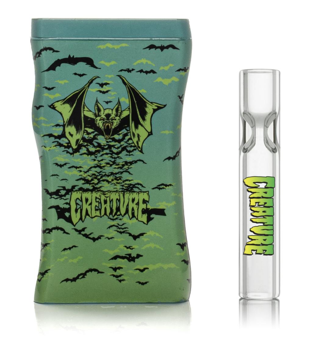Creature: 3.8" Bats Dugout W/Borosilicate Taster