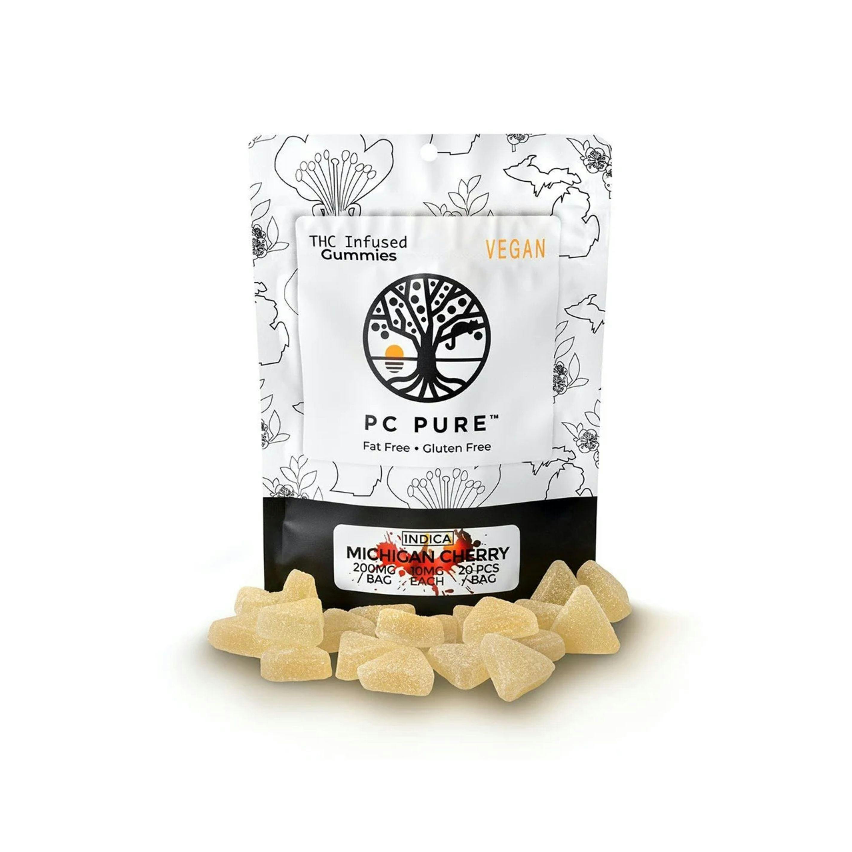 PC PURE | Edible | Gummies | Michigan Cherry | 200mg