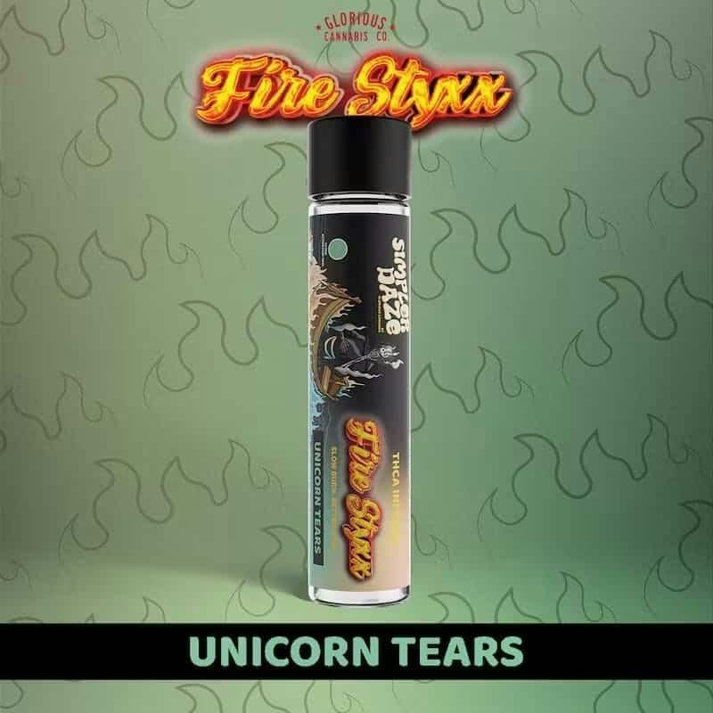FIRE STYXX | Infused Preroll | Unicorn Tears | 1g