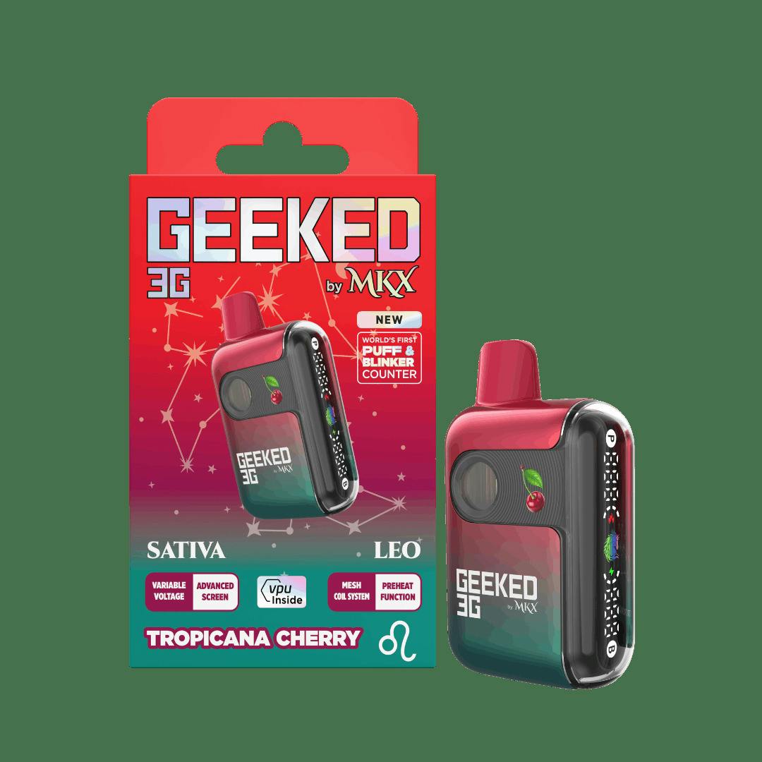 GEEKED | Disposable Vape | Tropicana Cherry | 3g