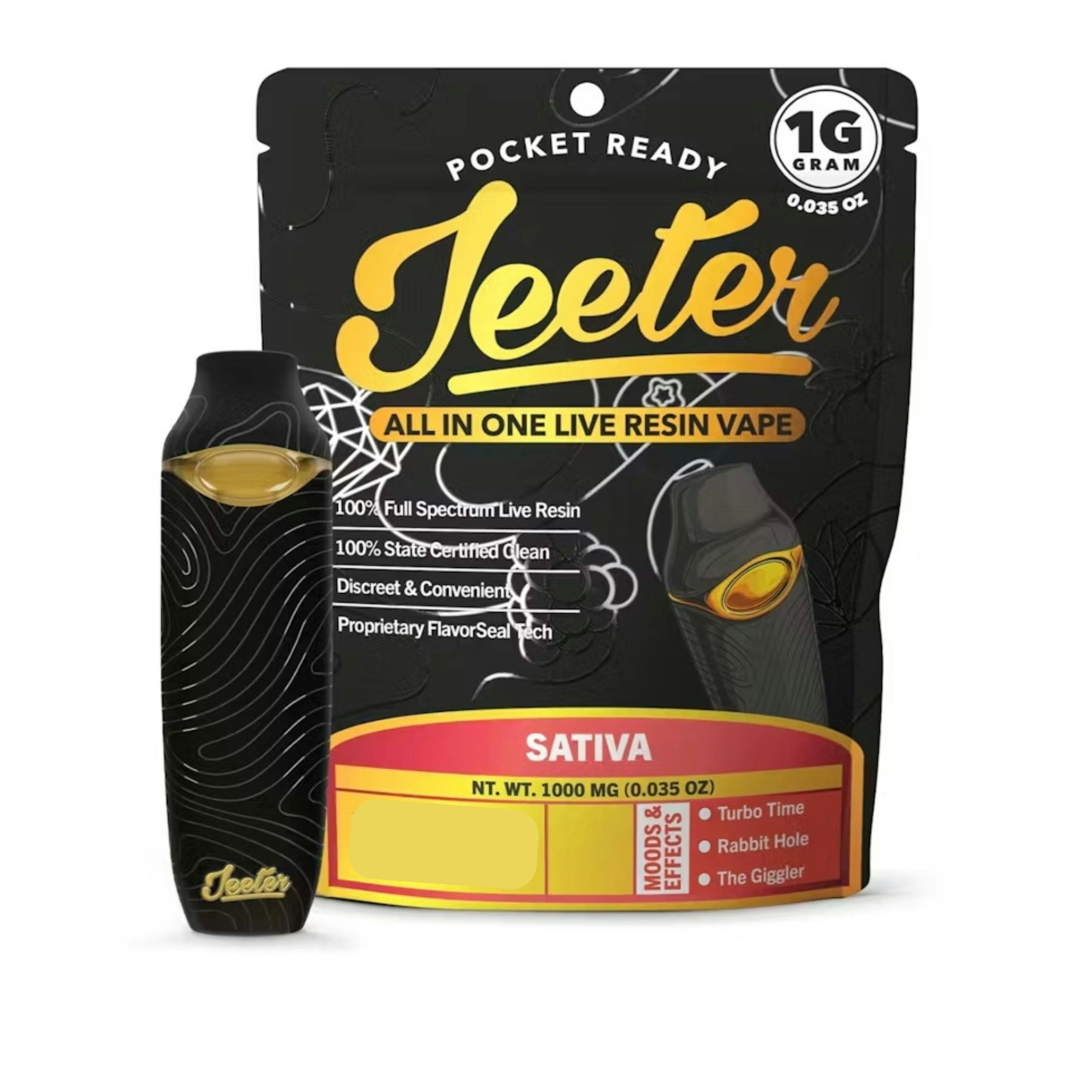 JEETER | Disposable Vape | Live Resin | Sour Diesel | 1g