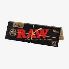 Raw | Accessory | Papers | Black | 1 1/4