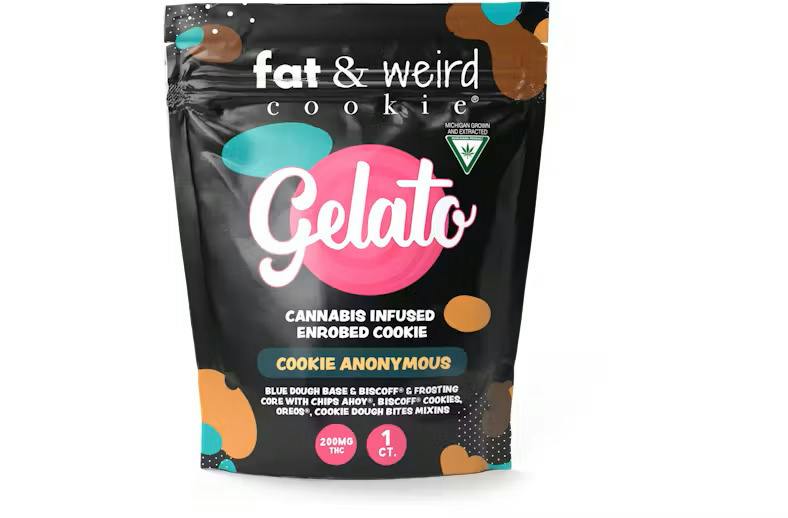 Gelato x Fat & Weird | 200mg Cookie | Cookie Anonymous