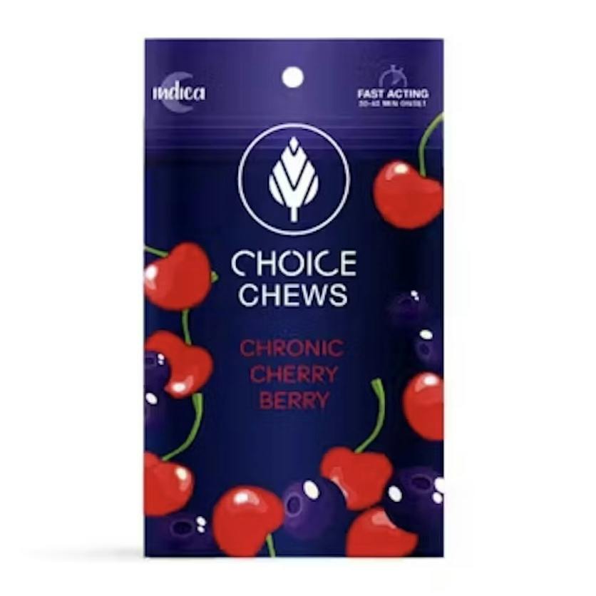 Choice Chews - Cherry Berry | 100mg | Indica