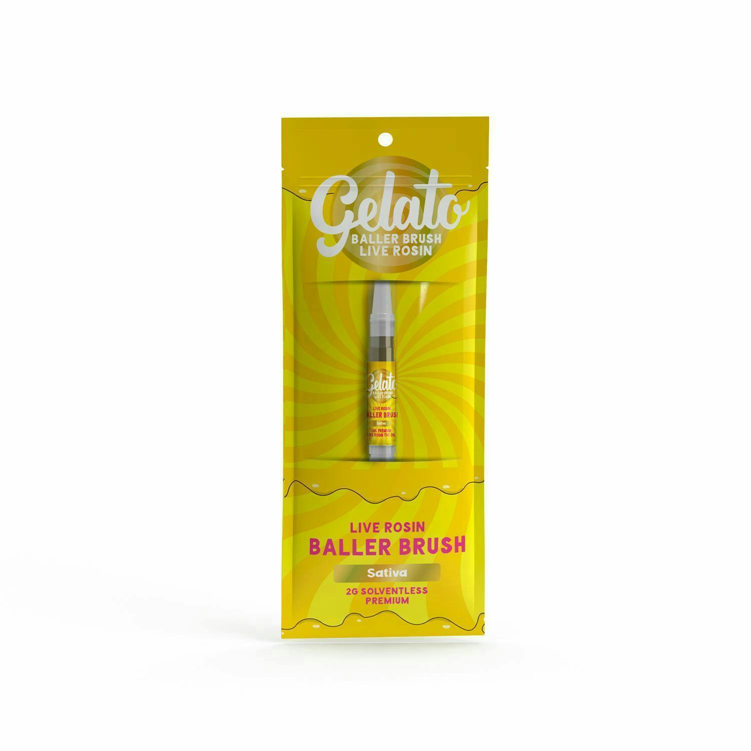 GELATO | Concentrate | Live Rosin | Baller Brush | Sativa | 2g