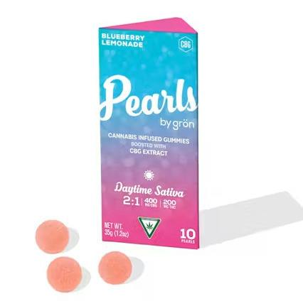 PEARLS | Edible | Gummies | 2:1 | CBG:THC | Blueberry Lemonade | 200mg