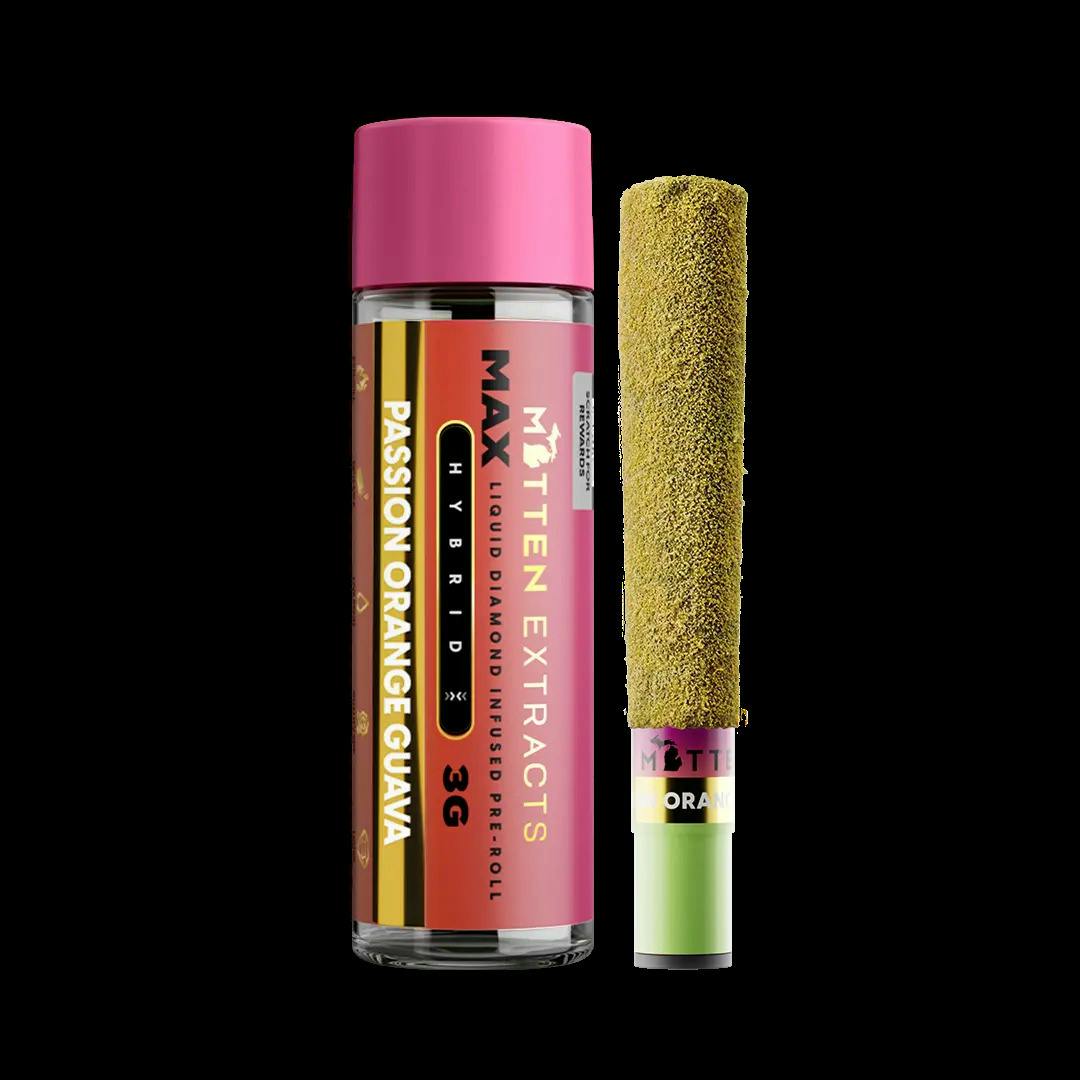 MITTEN EXTRACTS | Infused MAX Preroll | Passion Orange Guava | 3g