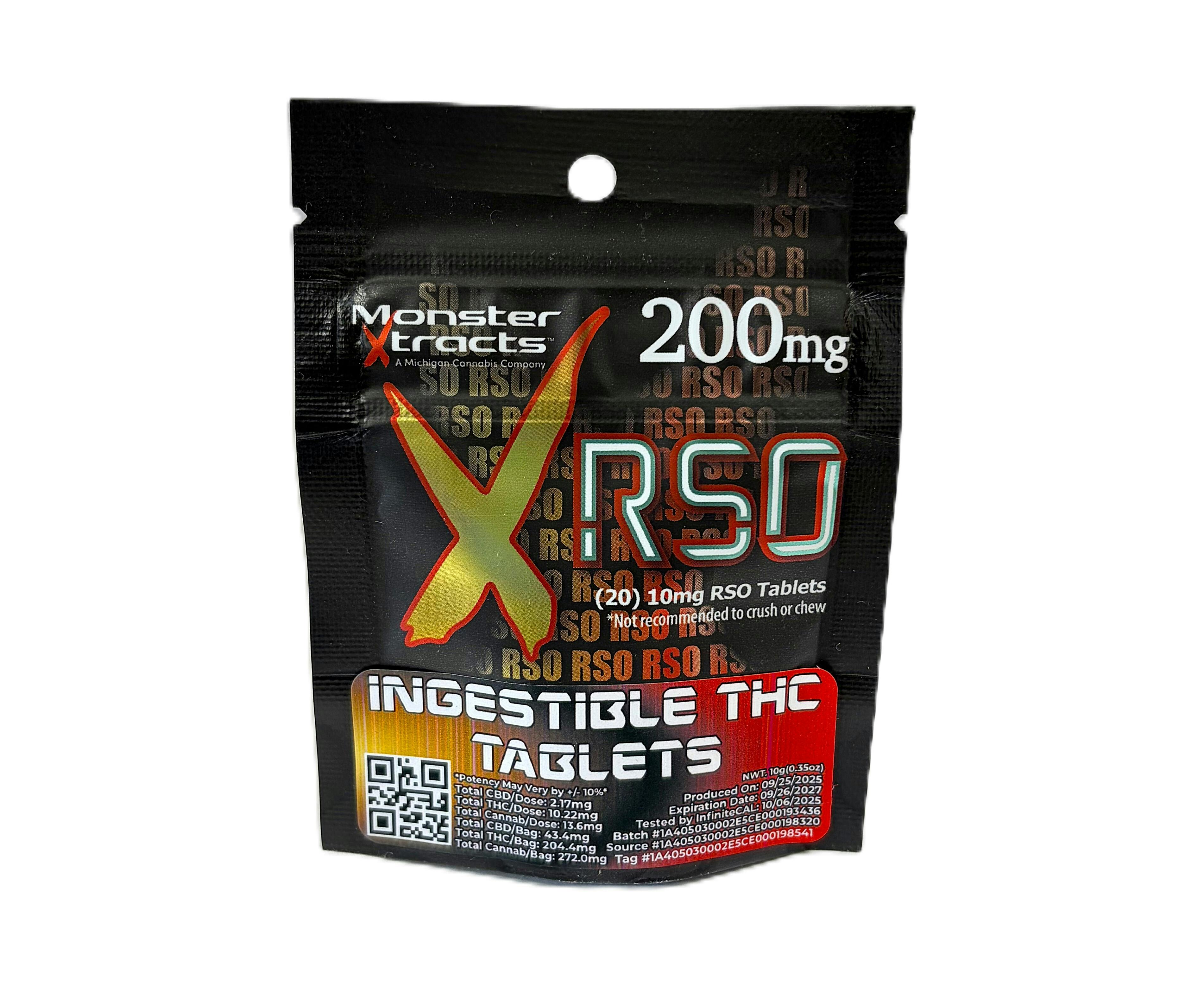 MONSTER | RSO | Tablets | 200mg