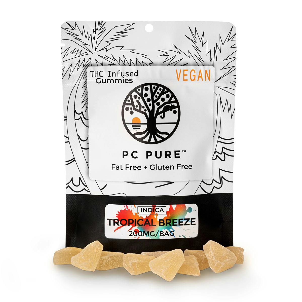 PC PURE | Edible | Gummies | Tropical Breeze | 200mg