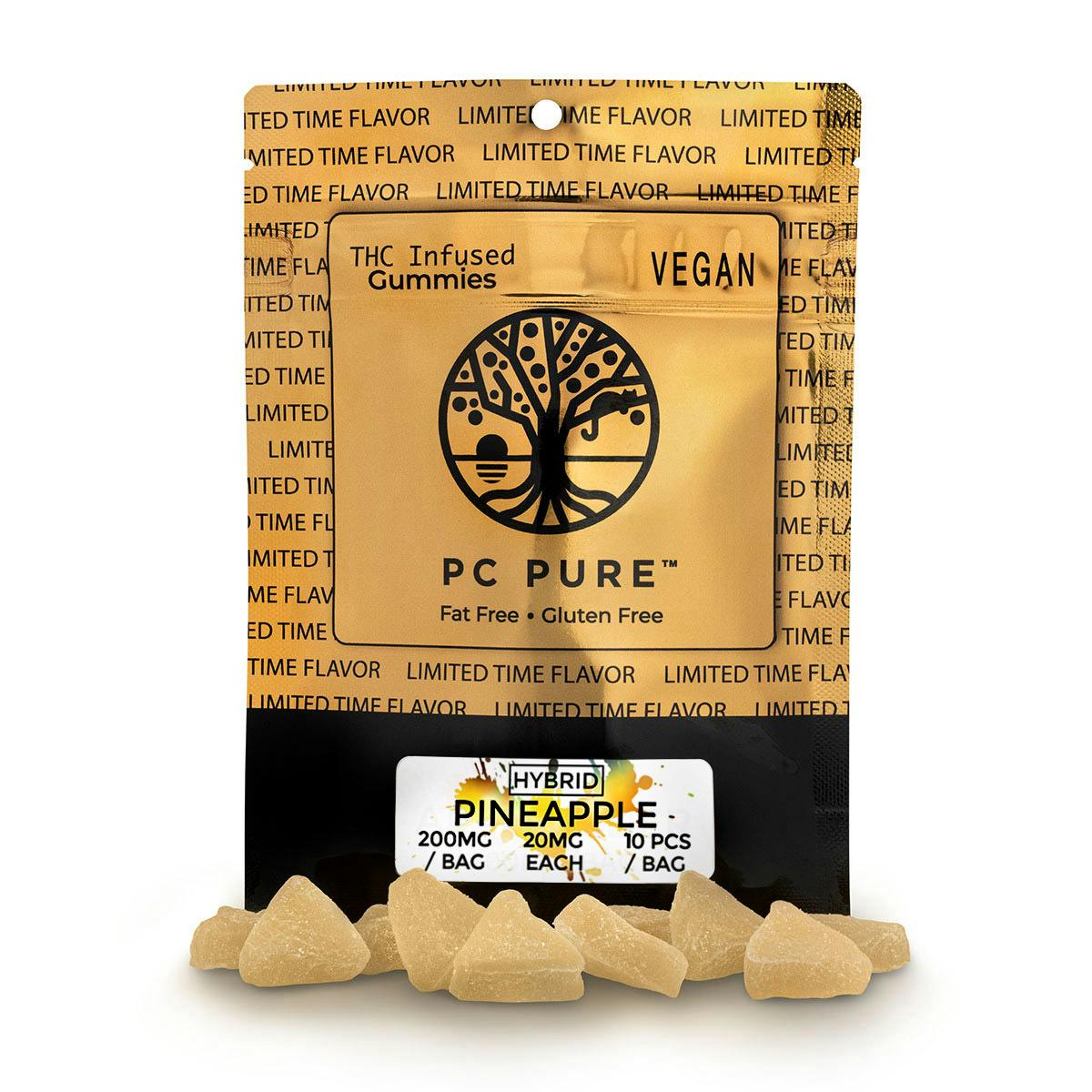 PC PURE | Edible | Gummies | Pineapple | 200mg