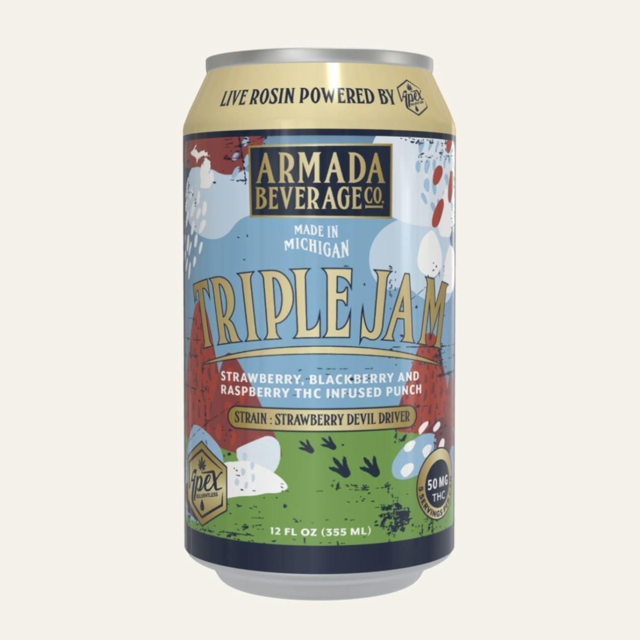 ARMADA CANNABIS CO | Cider | Live Rosin | Triple Jam | 50mg