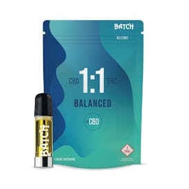 Batch | Cartridges | Balanced 1:1 (CBD : THC) | 1 g