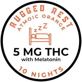 Rugged Roots+Tripp's | REST Atomic Orange 5mg Gummy 10 Pack