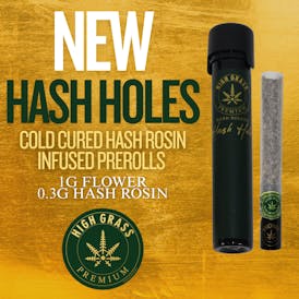 Parkway Hash Holes | Hash Rosin Infused Pre Roll