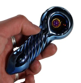 SirEEL - 4.5 Iridized Honeycomb Screen Spoon Pipes