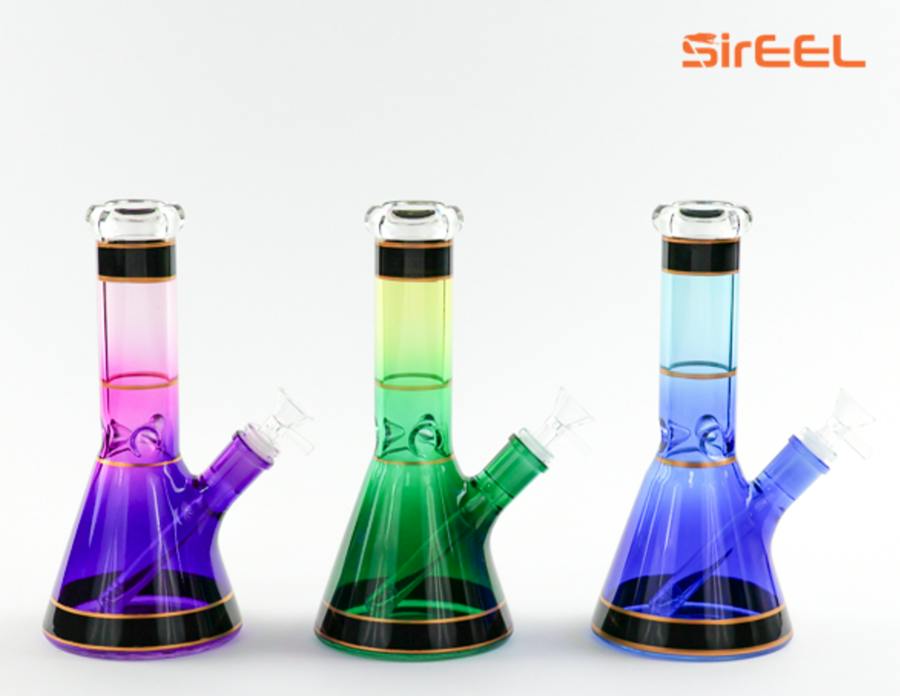 10 Stained Glass Beaker Water With