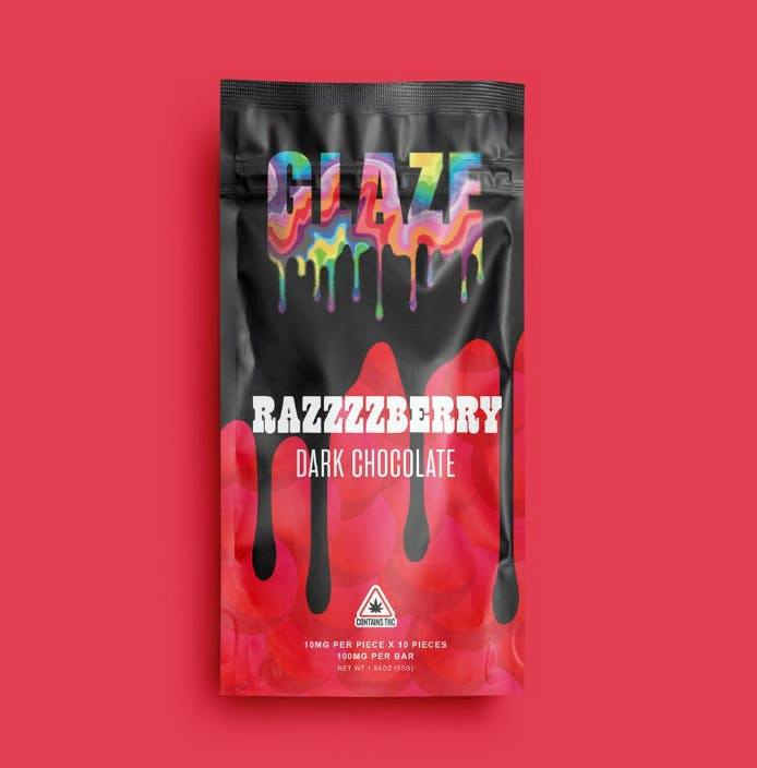 Razzzzberry Dark Chocolate Bar 200mg