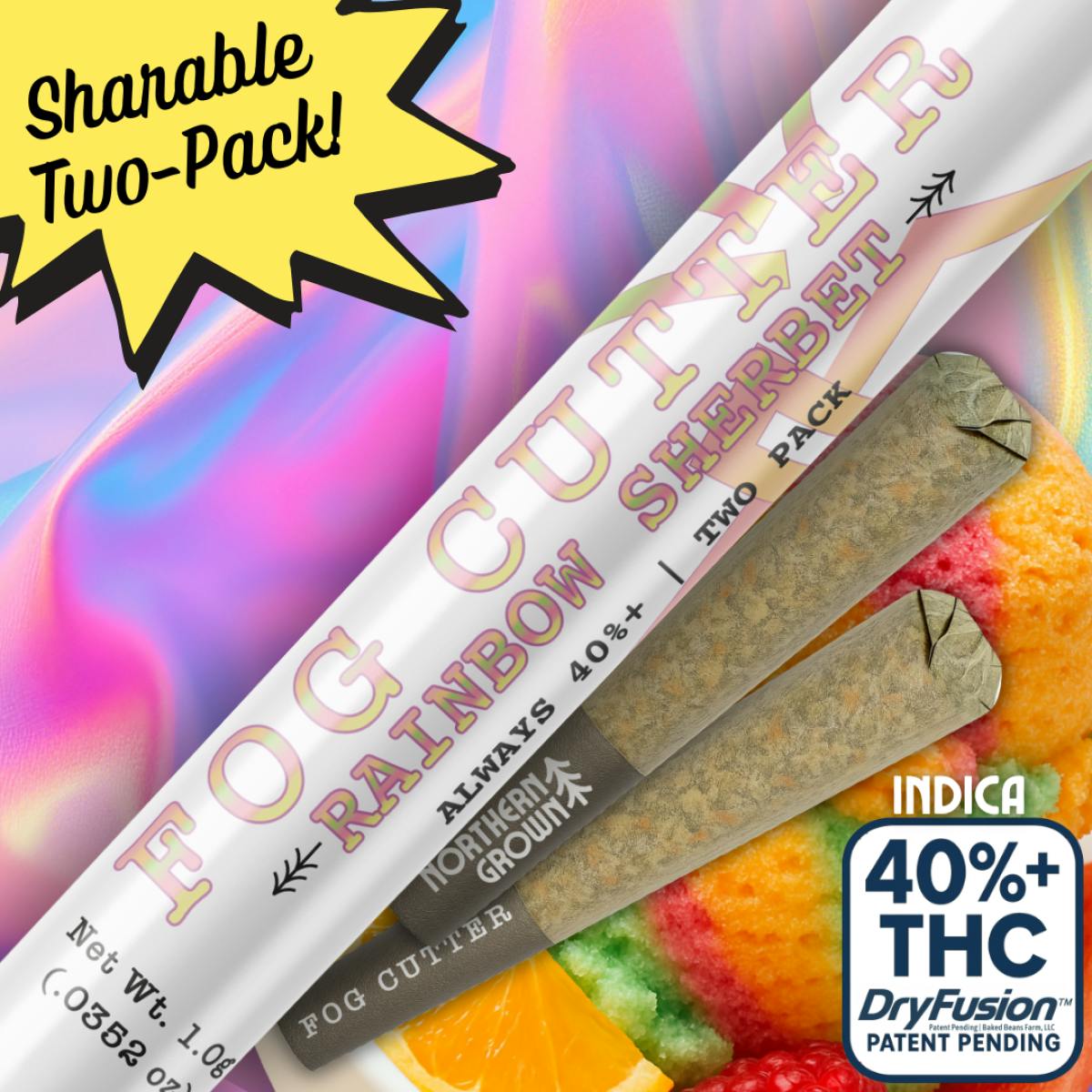 Rainbow Sherbert Fog Cutter