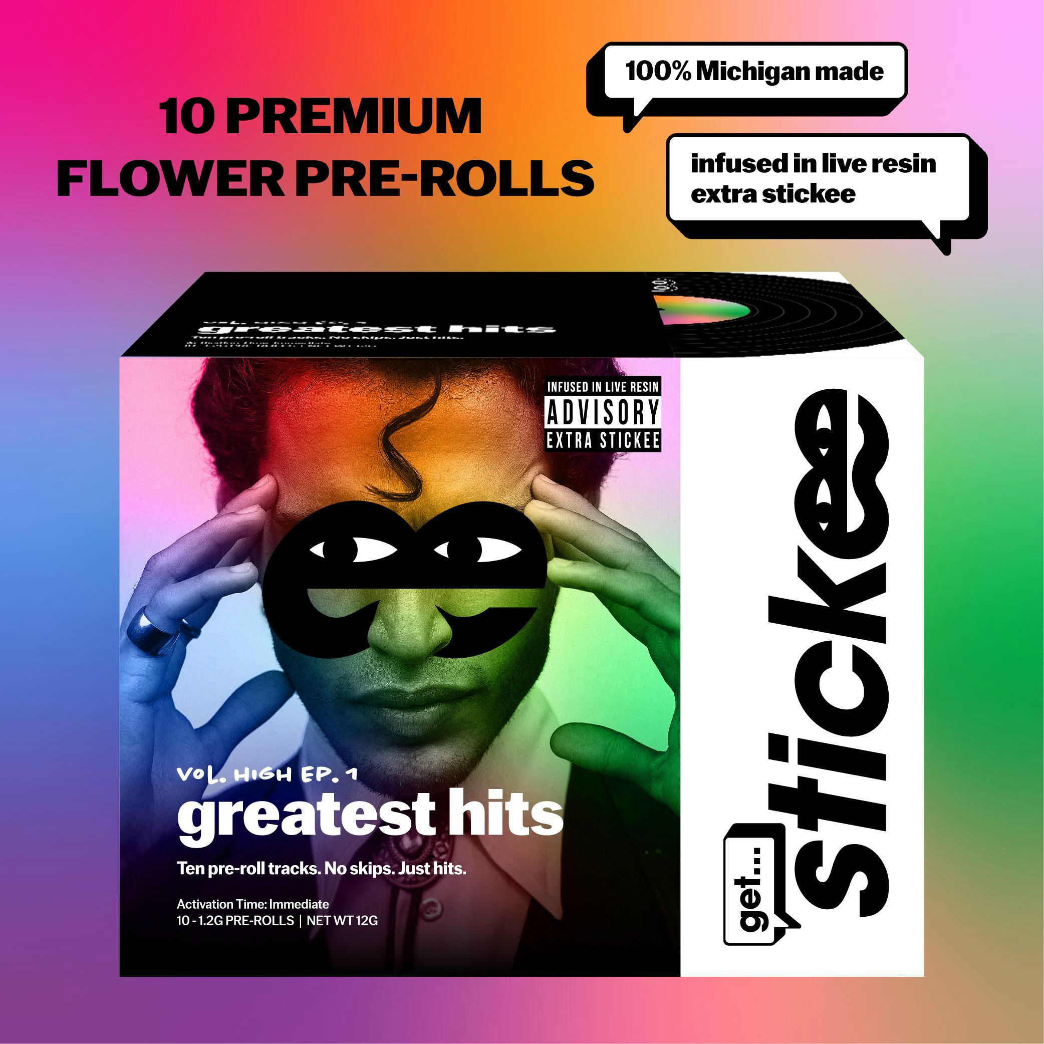 Stickee - Bubba Kush Album Pre-Roll 1.2g