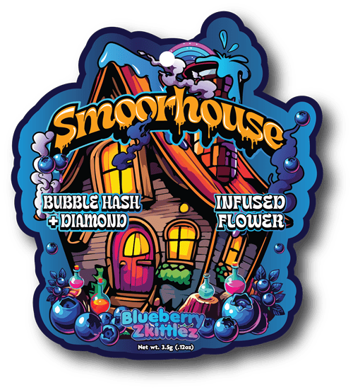 Smoorhouse - Blueberry Zkittles Bubble Hash + Diamond Infused 3.5g