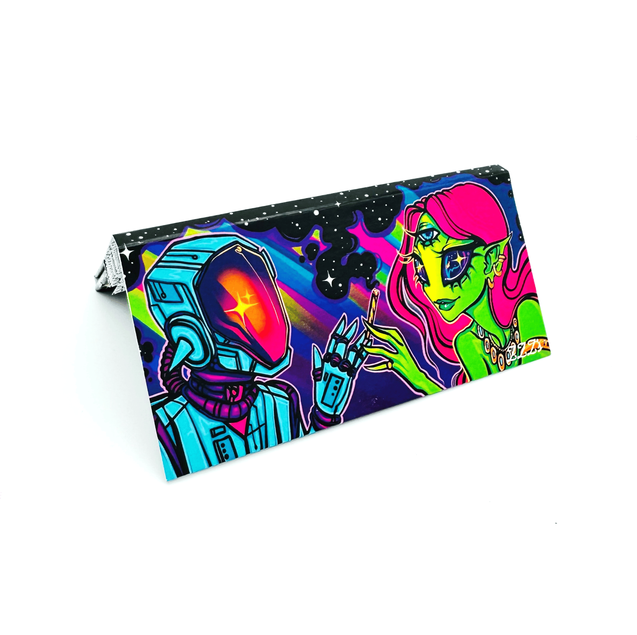 ZZZ's King Size Slim Papers + Tips - "Space Lovers" by Spooky Girl