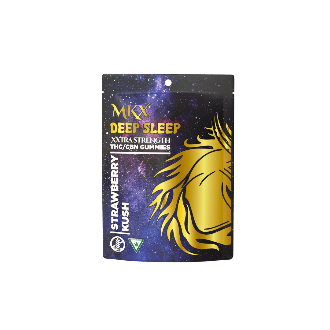 MKX Deep Sleep - Strawberry Kush 4:1 THC:CBN Gummies 200mg