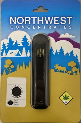 Northwest Concentrates 1g Breadsticks Disposable & Rechargeable Cartridge, Indica