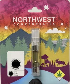 Northwest Concentrates 0.5g Bomb Pop Cartridge, Sativa
