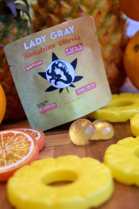 Lady Gray 20mg Sunshine Citrus, 2 Pack Gummy, Sativa