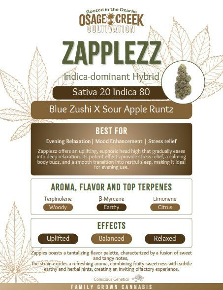 Osage: Flower | Zapplezz | 3.5g
