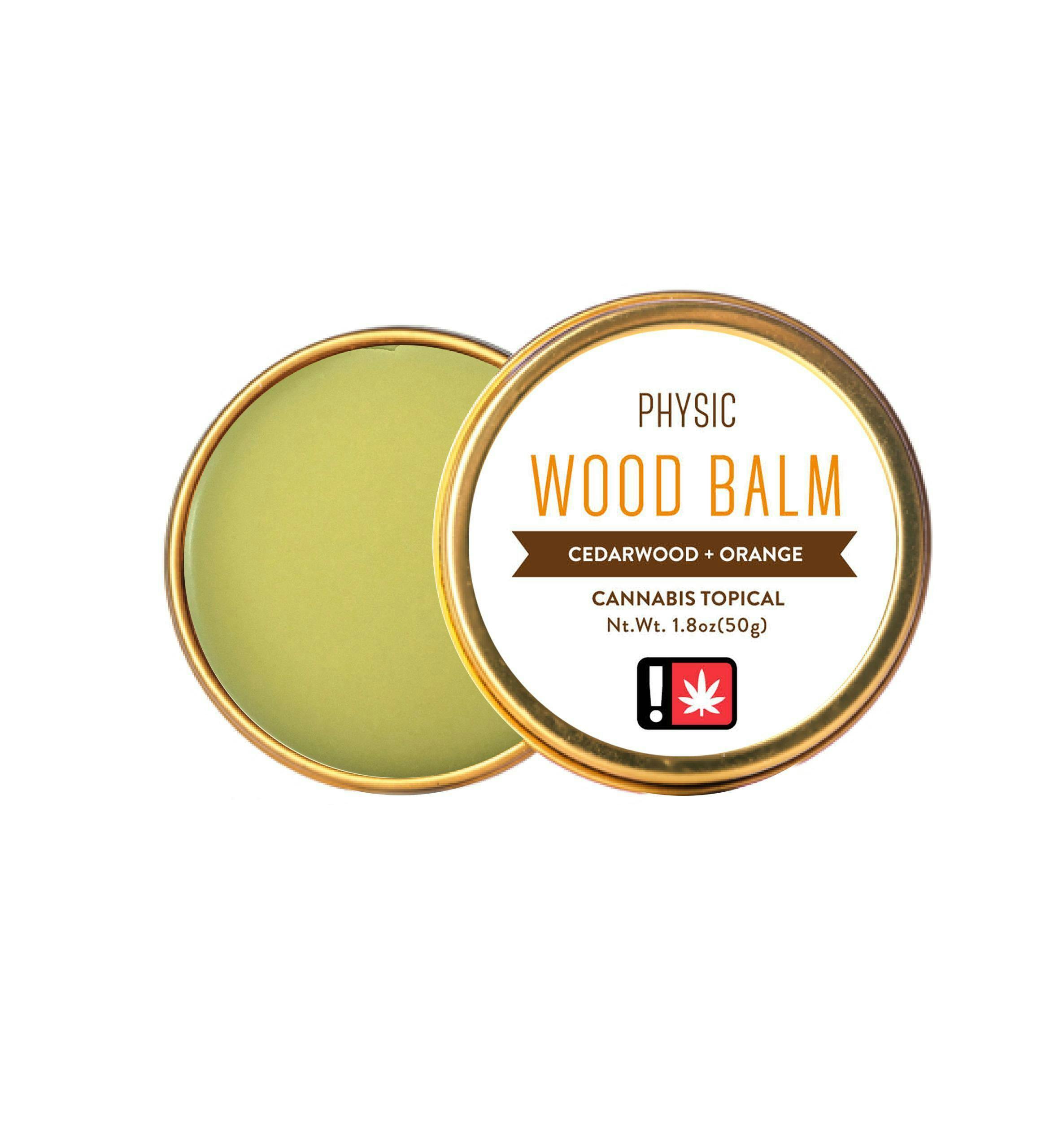 Physic - Wood Balm 3:1 CBD Cedarwood & Orange - Topical 1.8oz