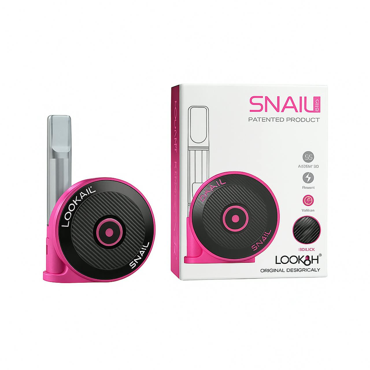 Lookah: Pink Snail - Variable Voltage