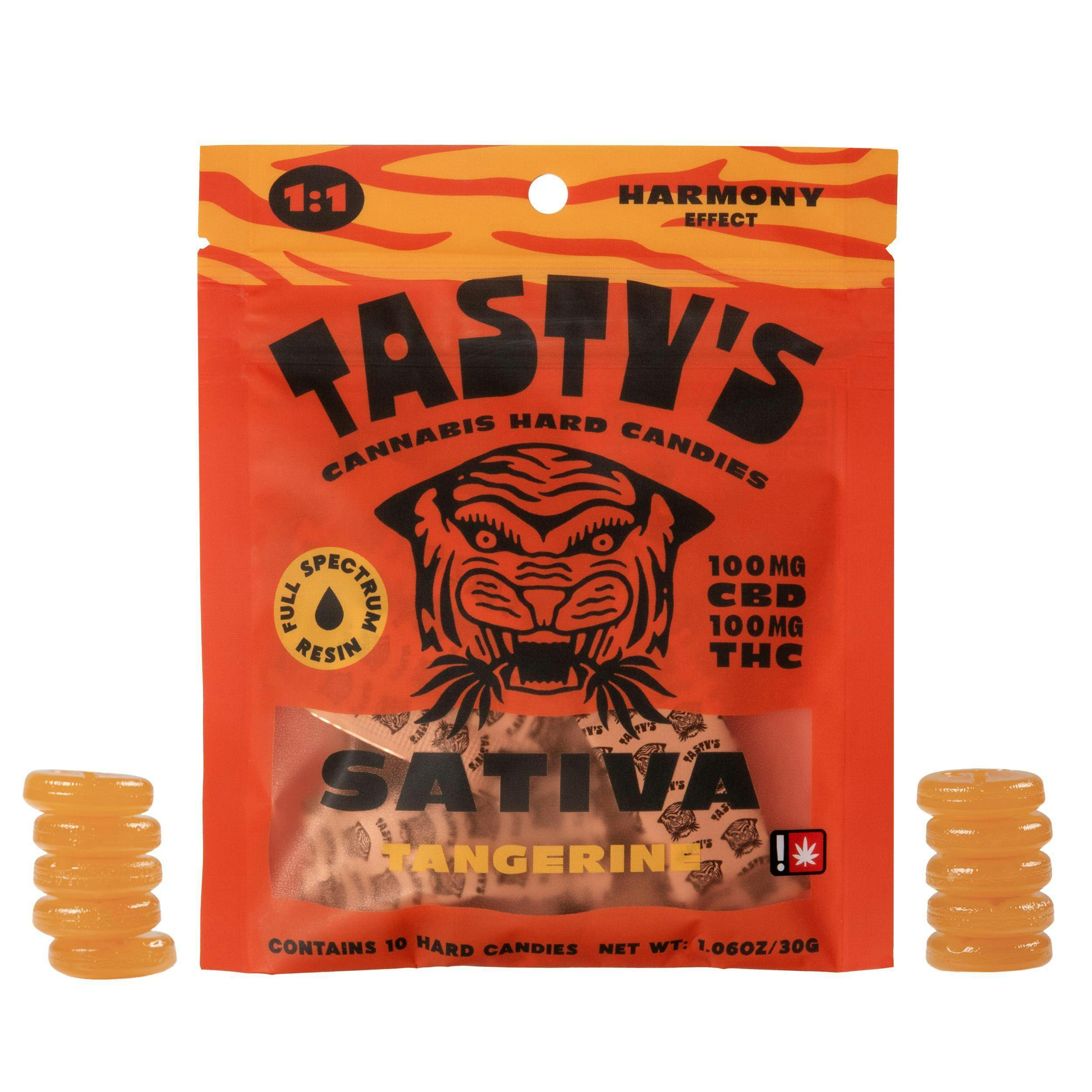 Tastys - Tangerine: Hard Candy