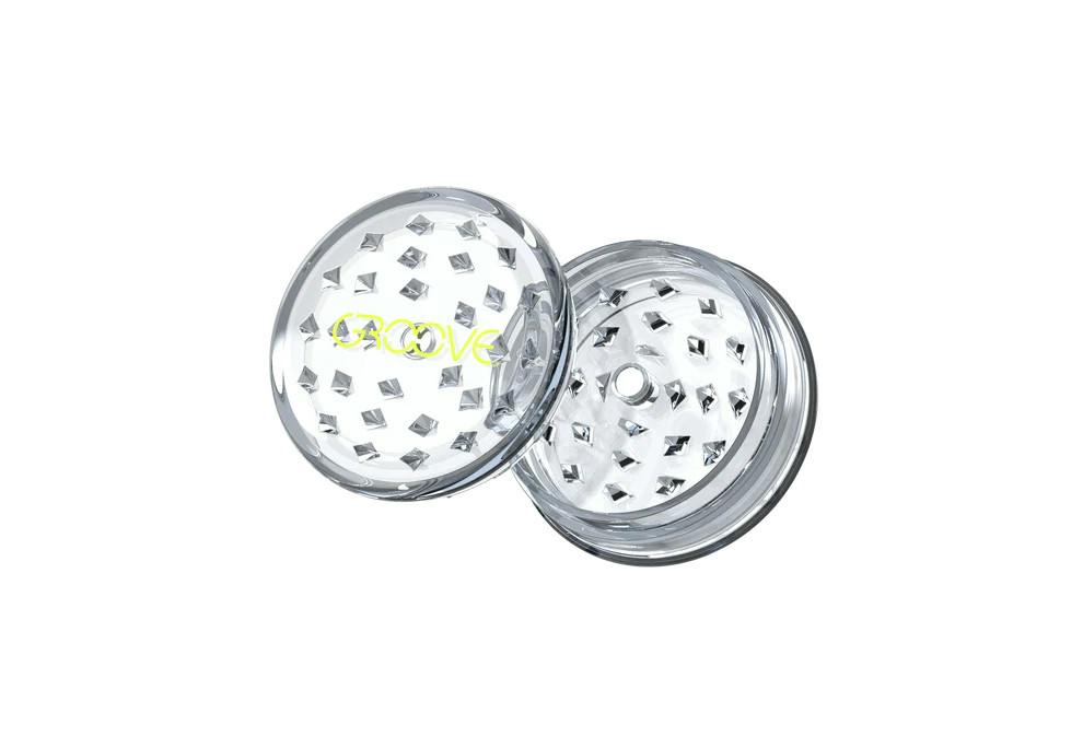 Groove - Clear Acrylic 3pc Grinder
