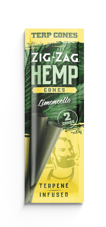 Zig Zag - 2pc Hemp CONE - Limoncello