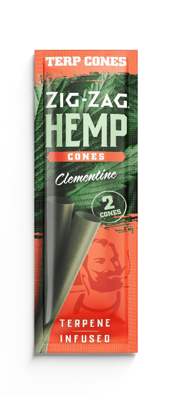 Zig Zag - 2pc Hemp CONE - Clementine