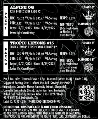 Benson Arbor: Alpine OG + Tropic Lemons