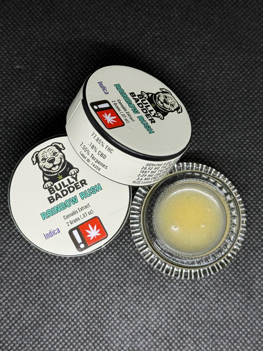 Bully Badder - Rainbow Rush (I) - Cured Resin Dab 2g