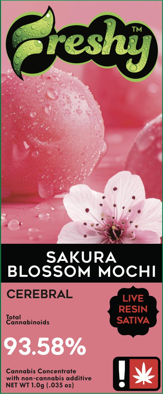 Freshy: Sakura Blossom Mochi - Flavored